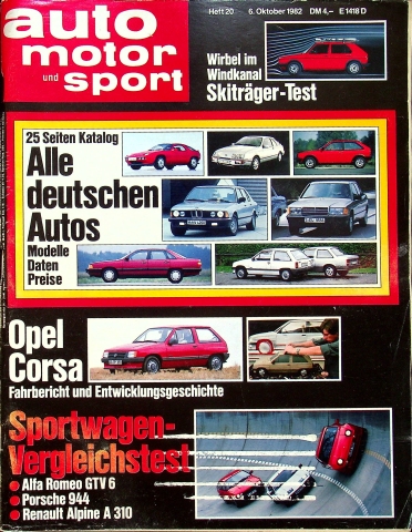 Deckblatt Auto Motor und Sport (20/1982)